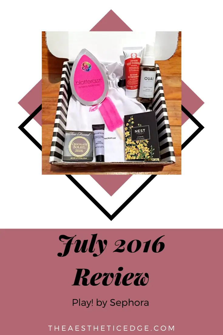 play by sephora july 2016 review