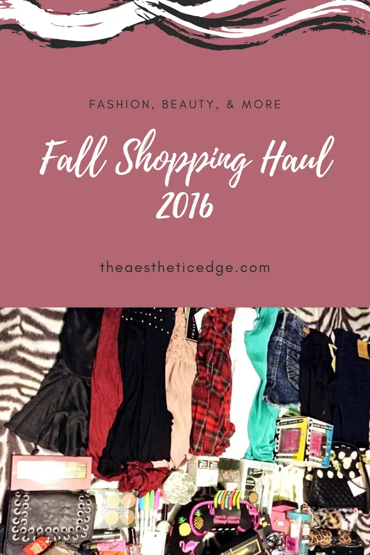  fall shopping haul 2016
