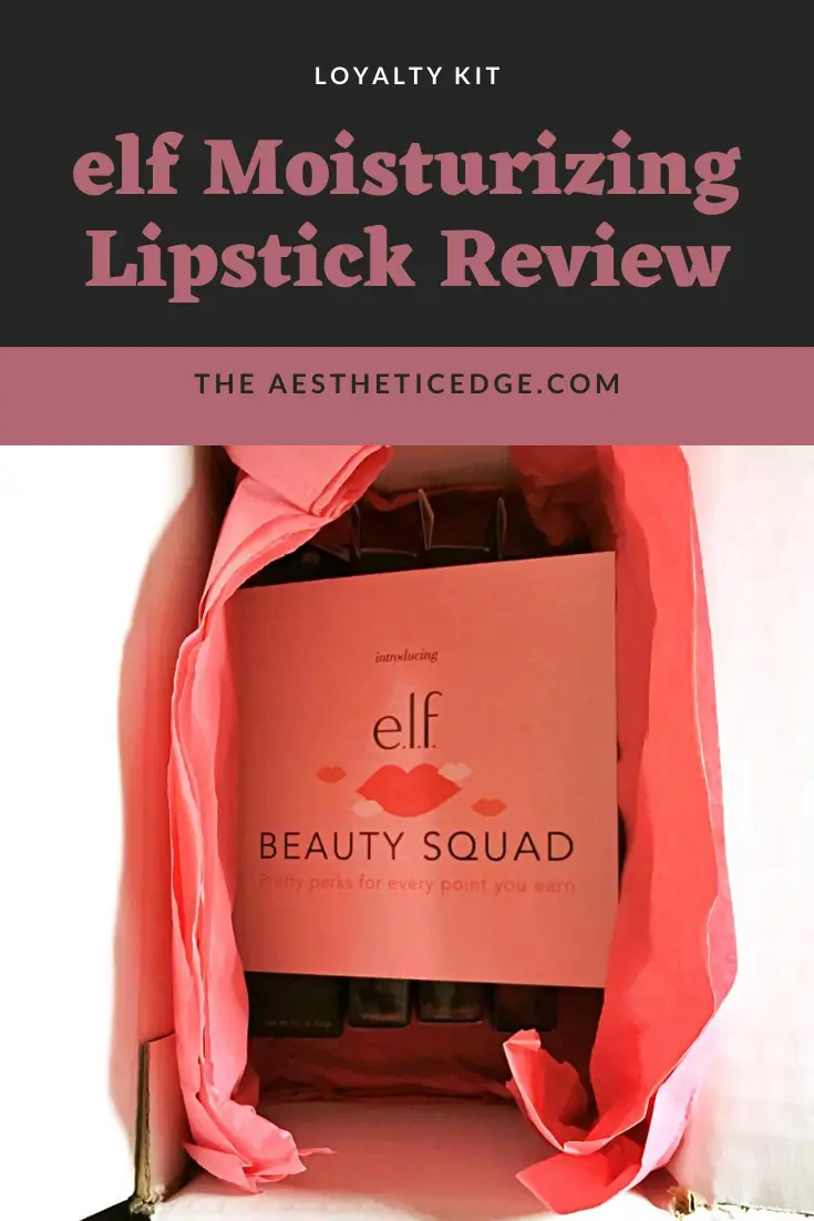 elf moisturizing lipstick review