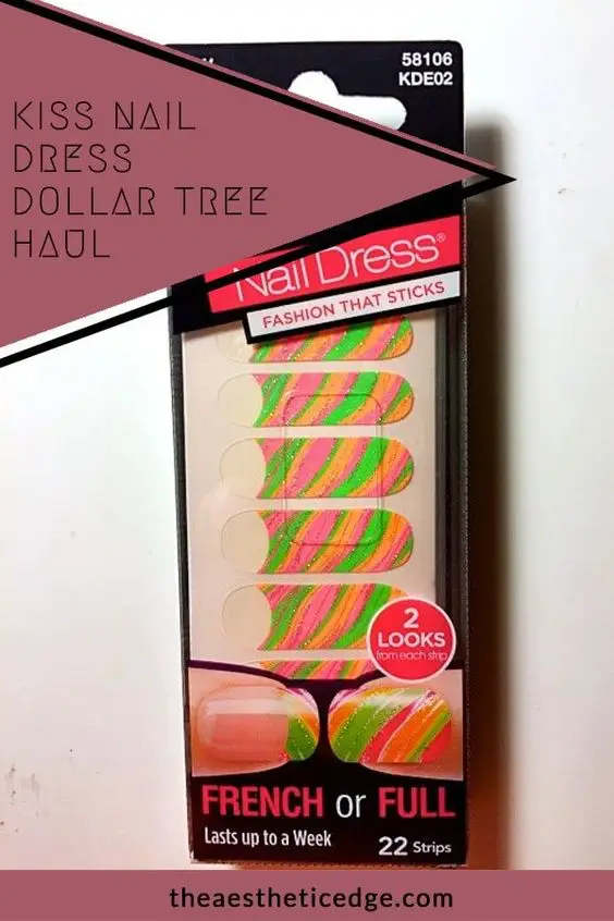 kiss nail dress dollar tree haul