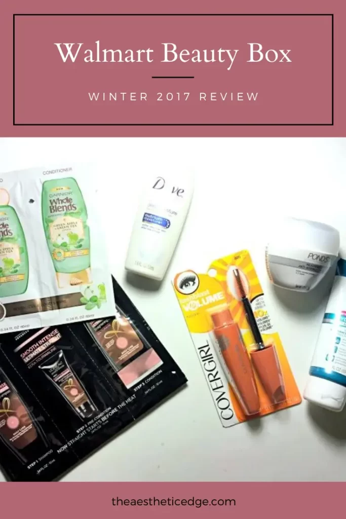 walmart beauty box winter 2017 review