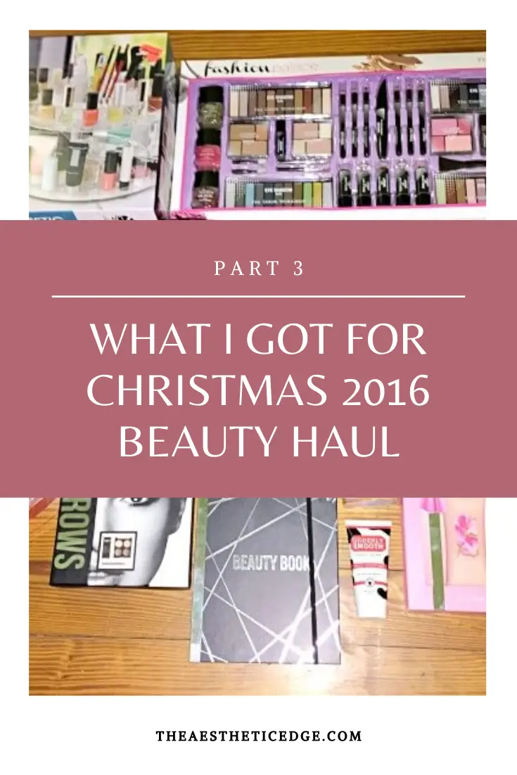 what i got for christmas 2016 beauty haul
