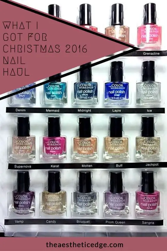 what i got for christmas 2016 nail haul