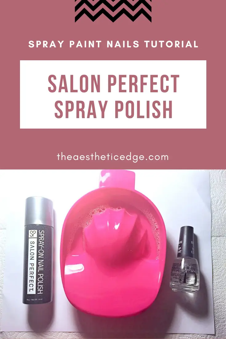 spray paint nails tutorial salon perfect spray polish