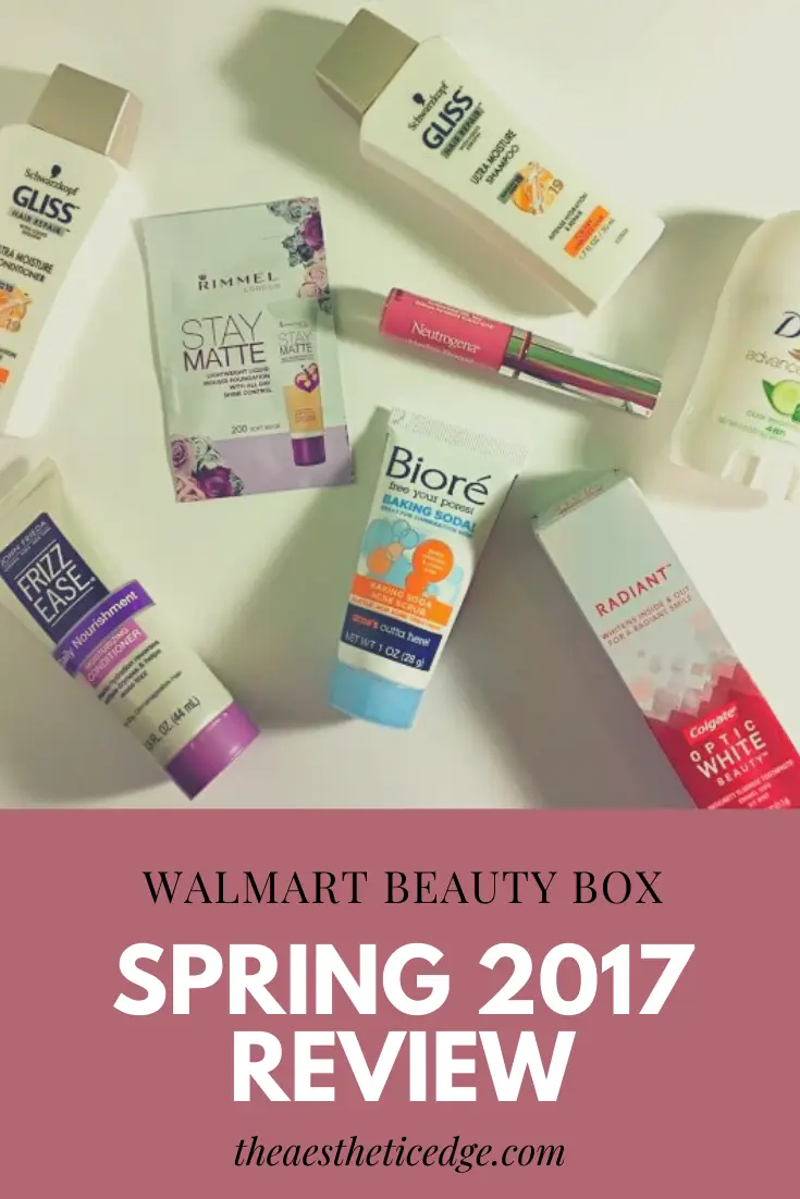 walmart beauty box spring 2017 review