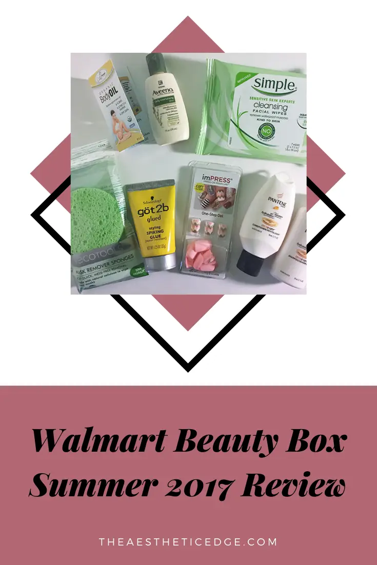 walmart beauty box summer 2017 review