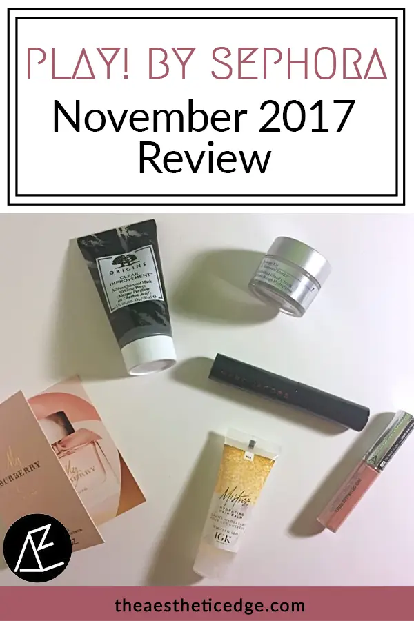play by sephora november 2017 review