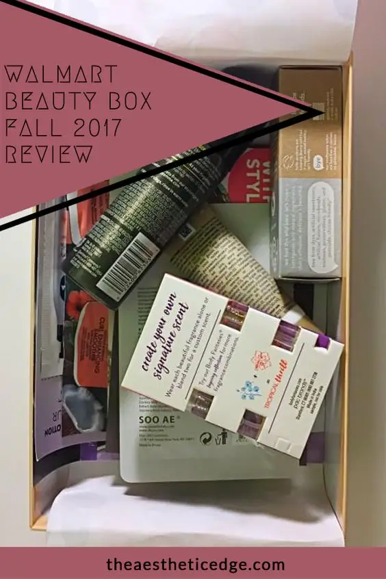 walmart beauty box fall 2017 review