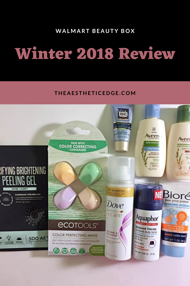 walmart beauty box winter 2018 review