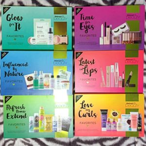 Walmart Beauty Favorites boxes