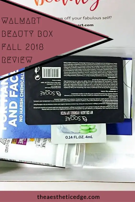 walmart beauty box fall 2018 review