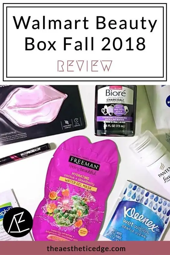 walmart beauty box fall 2018 review