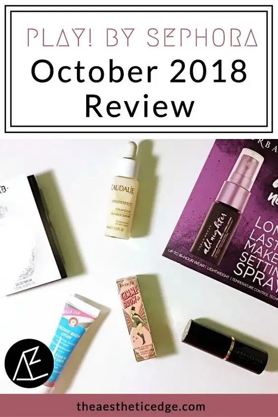 play by sephora october 2018 review