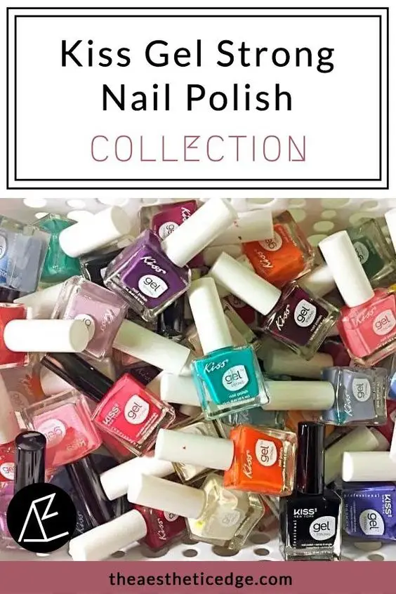 kiss gel strong nail polish collection