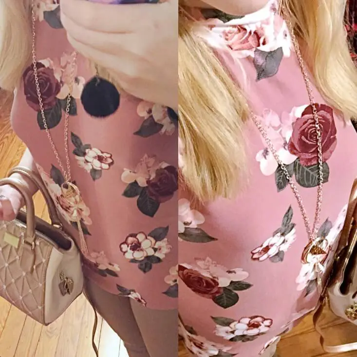 mauve-cold-shoulder-floral-shirt-fall-2018-outfit