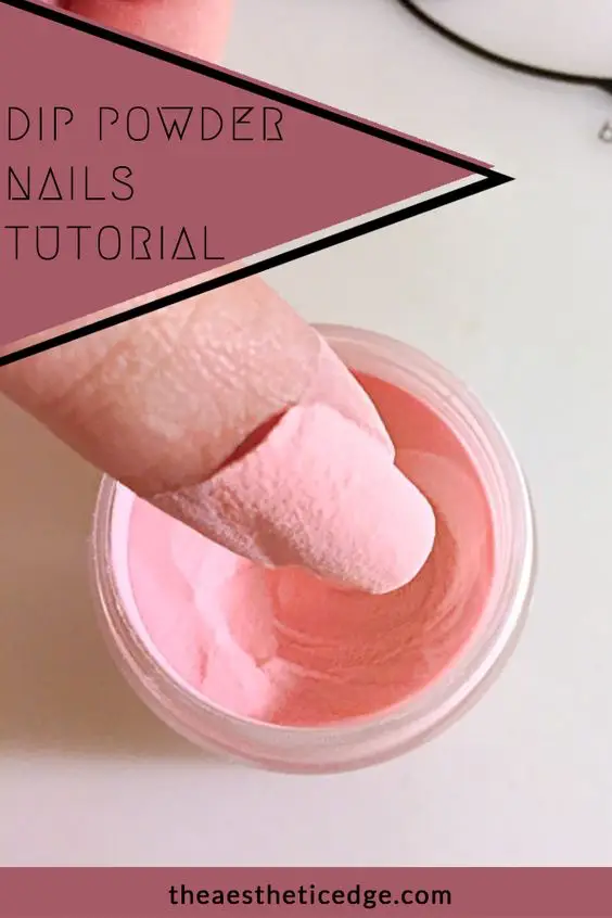 dip powder nails tutorial