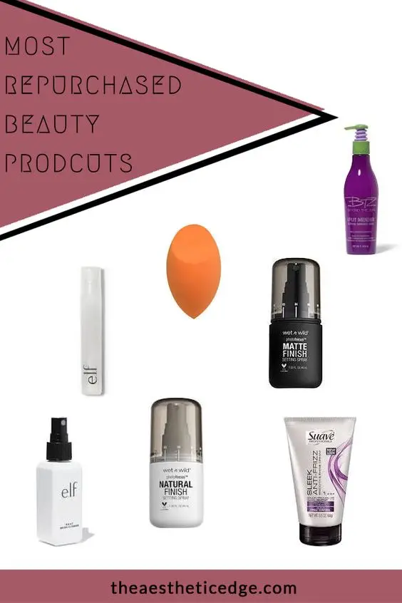 most repurchased beauty products