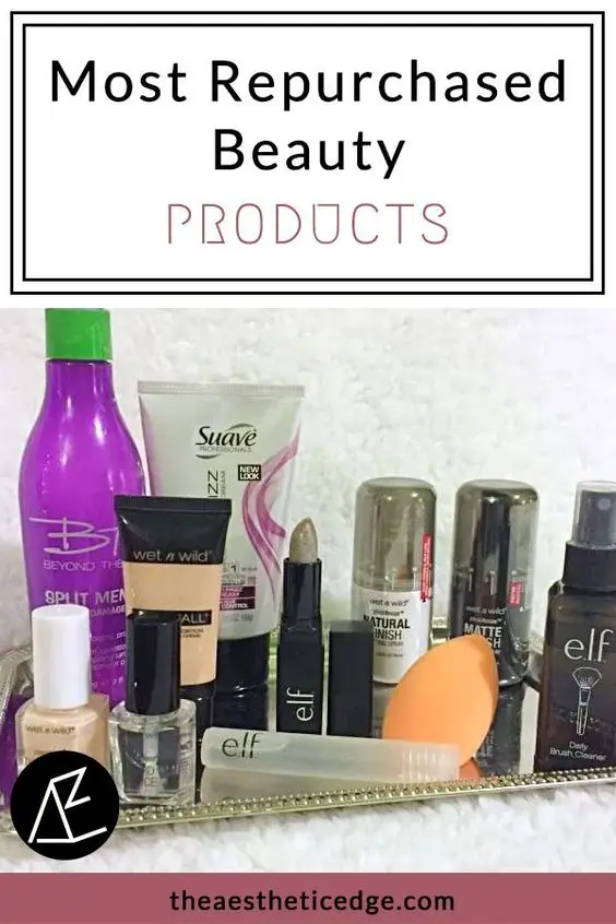 most repurchased beauty products