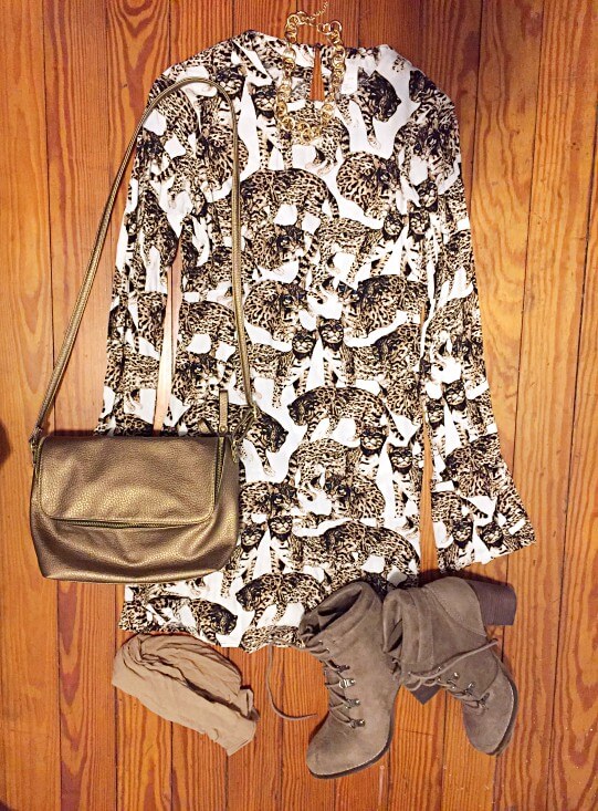 Leopard print dress outfit