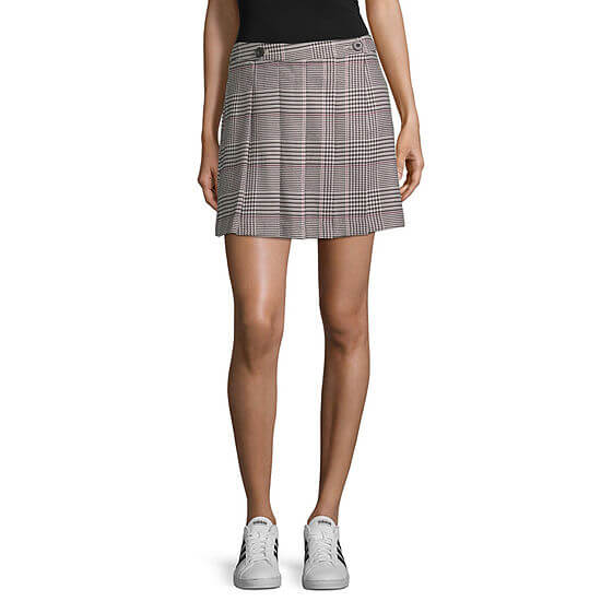JCPenney Arizona short pleated skirt