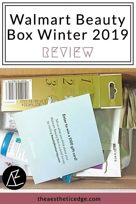walmart beauty box winter 2019 review
