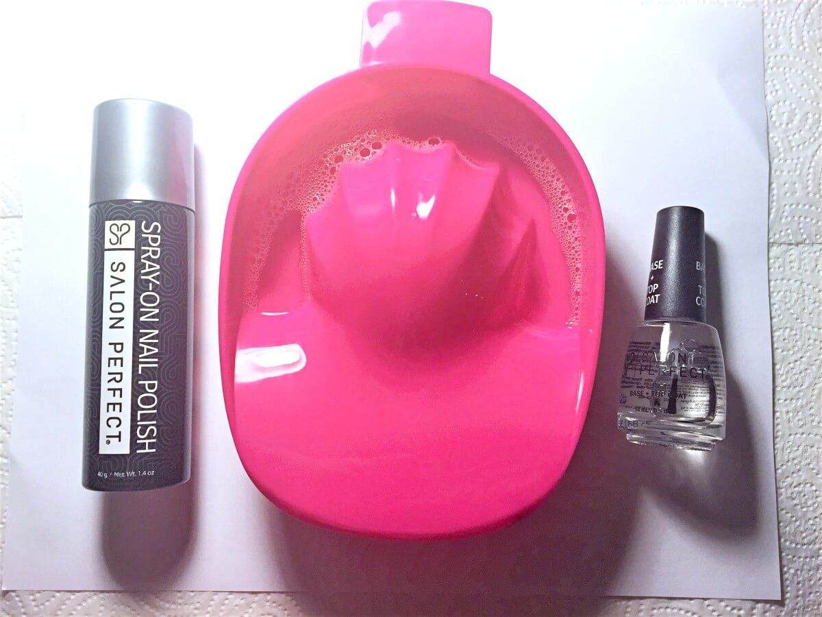 Spray Paint Nails Tutorial Salon Perfect Spray Polish The Aesthetic Edge