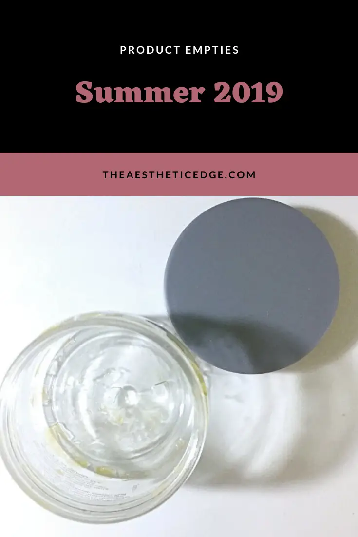 product empties summer 2019