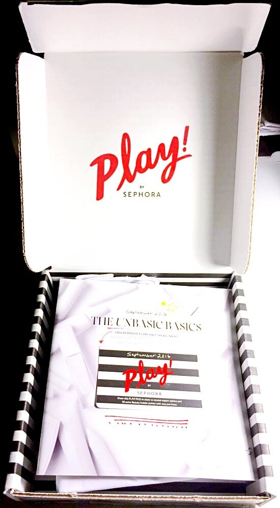 Unboxing: Sephora Play! July 2016 - Beaumiroir