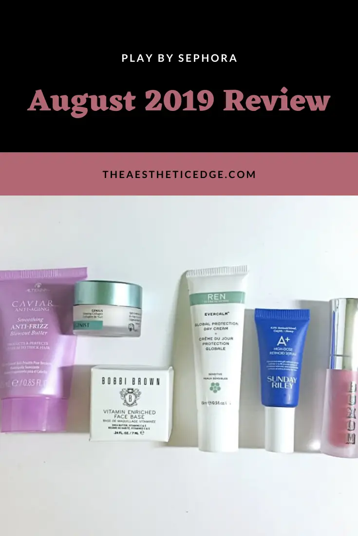Sephora Play August Unboxing and Review - Musings of a Muse