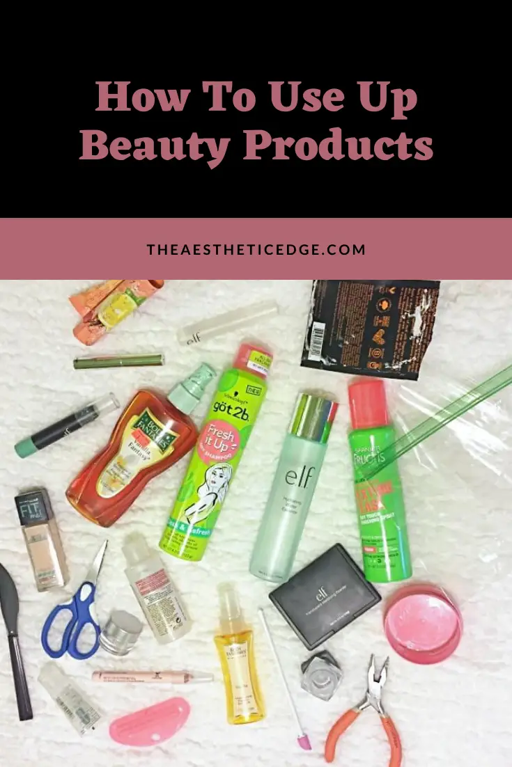 how to use up beauty products