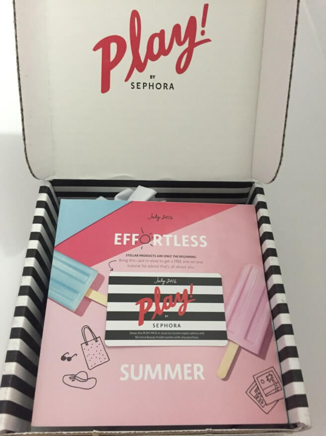 Play! by Sephora July 2016 review