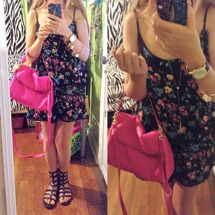 Floral romper summer 2016 outfit