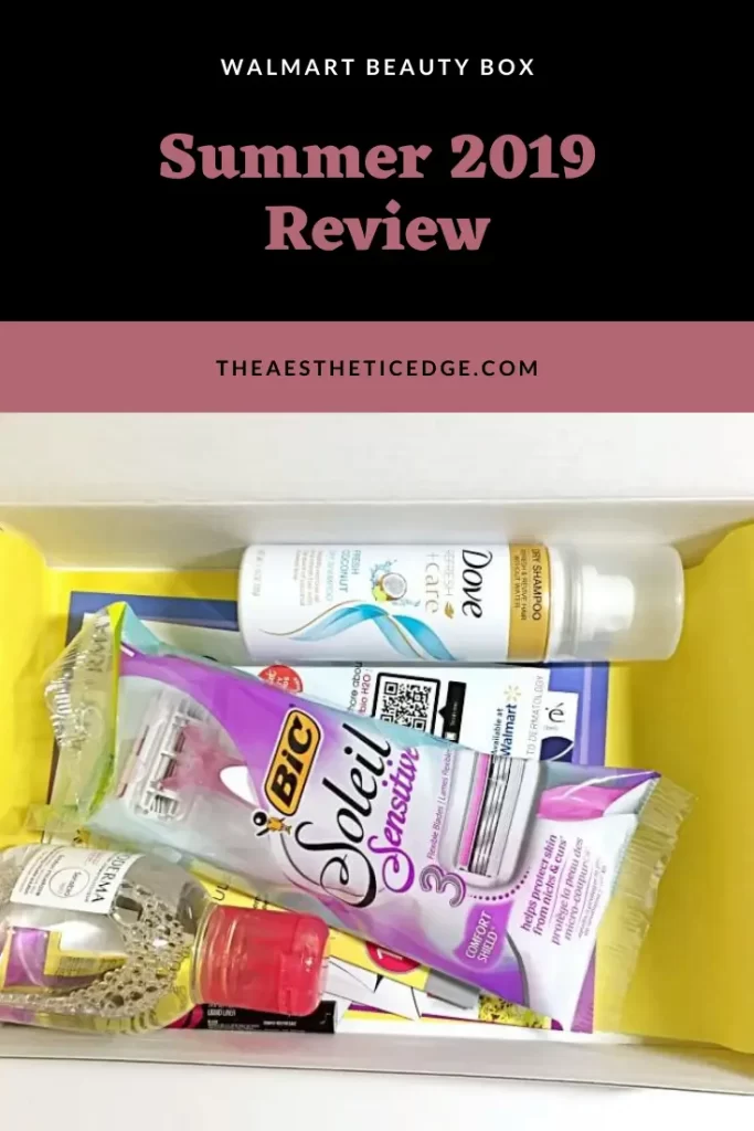 walmart beauty box summer 2019 review