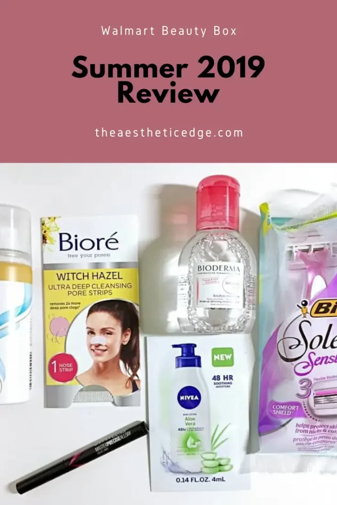 walmart beauty box summer 2019 review