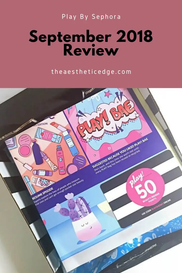play by sephora september 2019 review