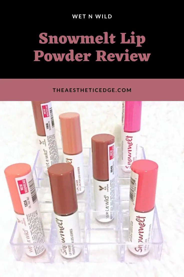 wet n wild snowmelt lip powder review