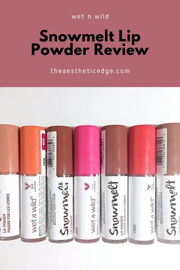 wet n wild snowmelt lip powder review