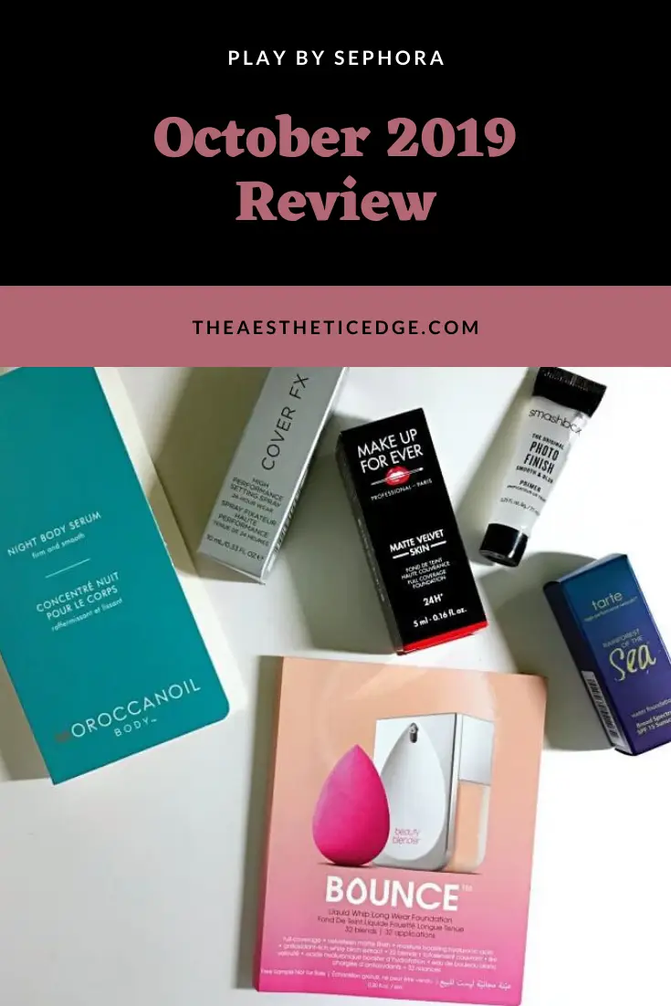 play by sephora october 2019 review