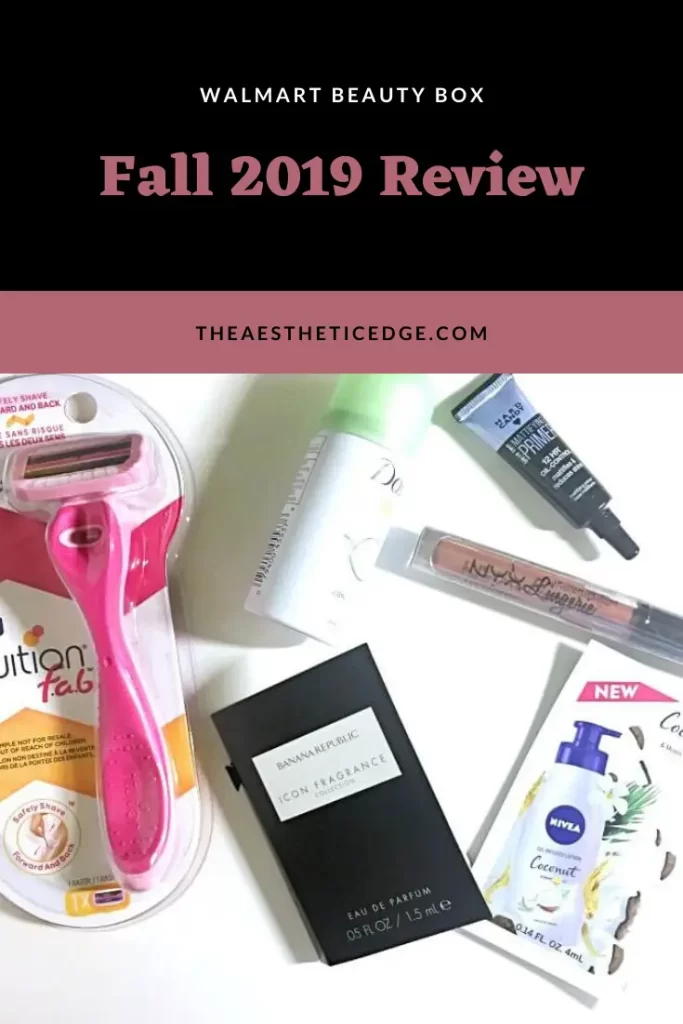 walmart beauty box fall 2019 review