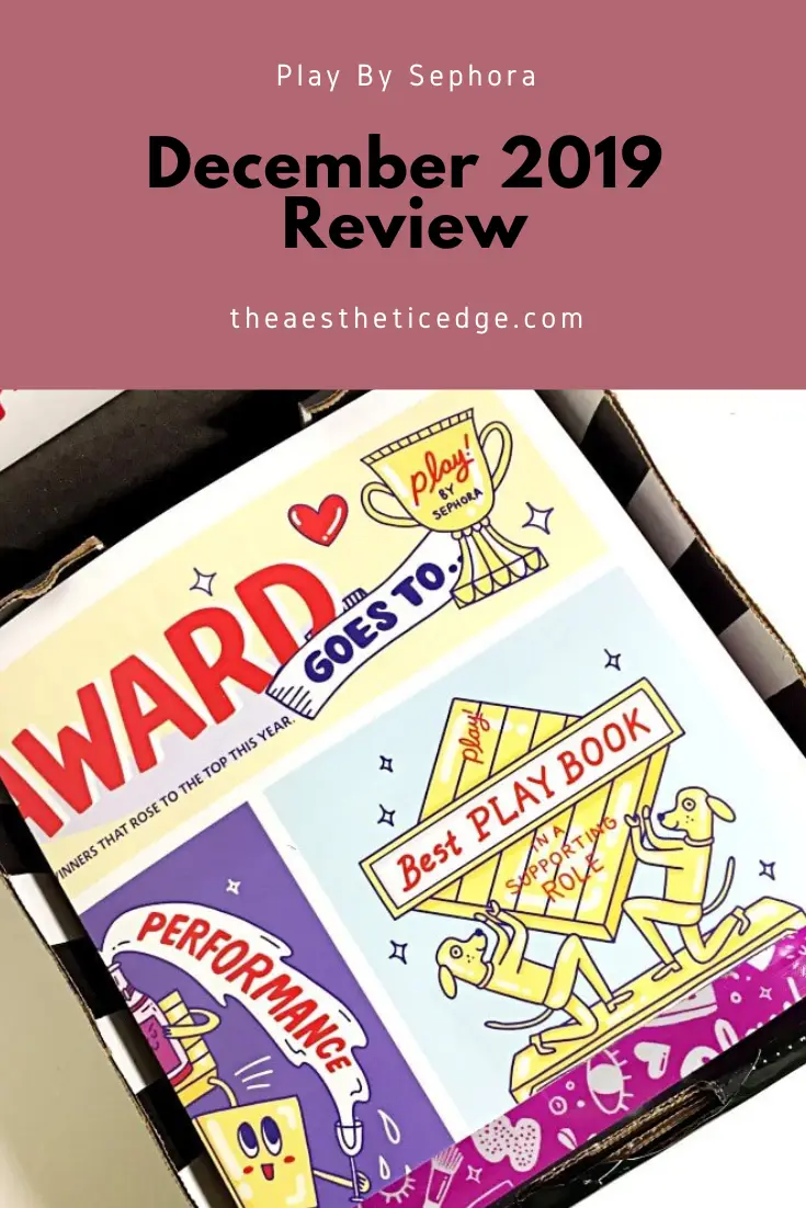 play by sephora december 2019 review