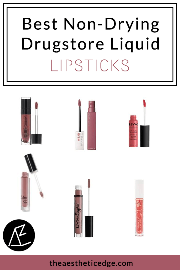 Best Non-Drying Drugstore Lipsticks - The Aesthetic Edge