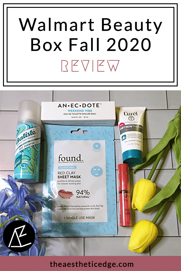 Walmart Beauty Box Fall 2020 Review The Aesthetic Edge