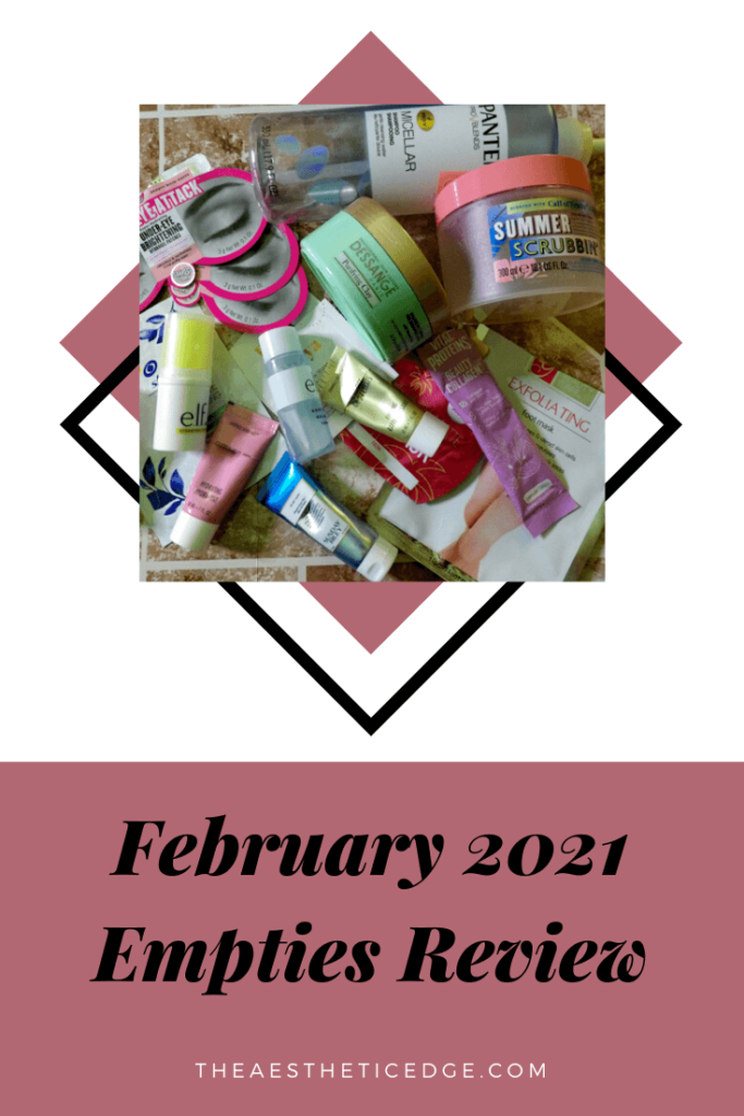 february 2021 empties review