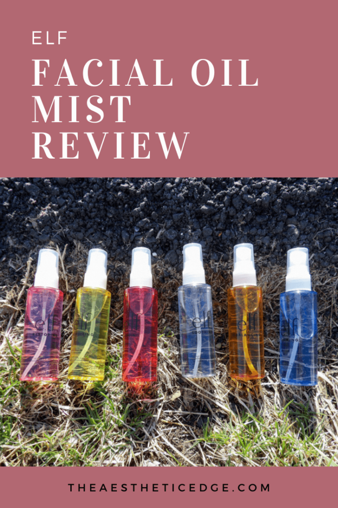 elf facial oil mist review