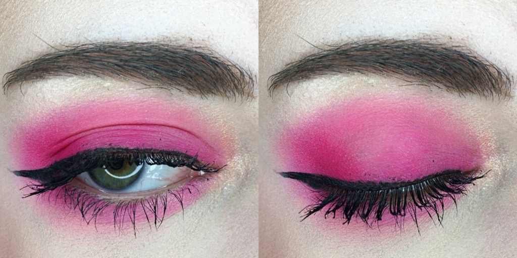 norvina pro pigment palette volume 4 eye look hot pink