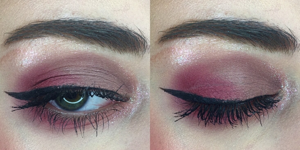 eyeshadow look using profusion mauves 10 shade palette