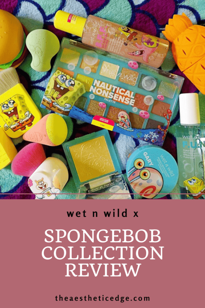 wet n wild x spongebob collection review