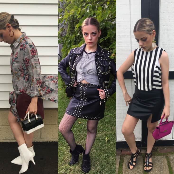 leather skirt outfit ideas
