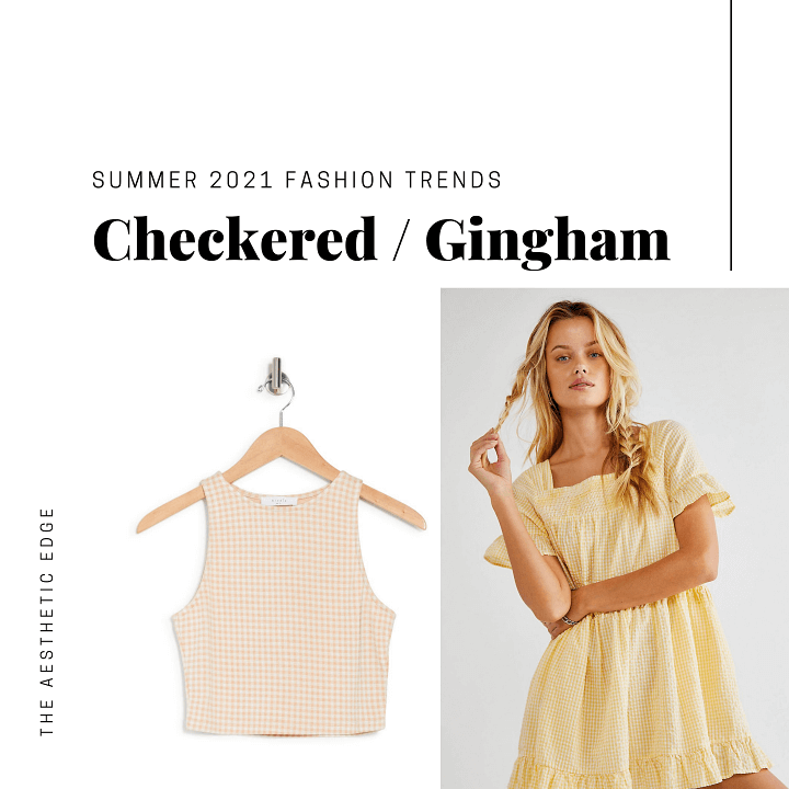 checkered summer 2021 fashion trends