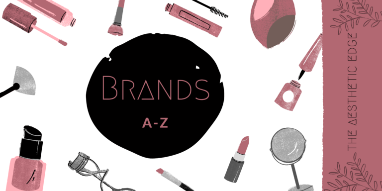 the aesthetic edge brands a-z banner